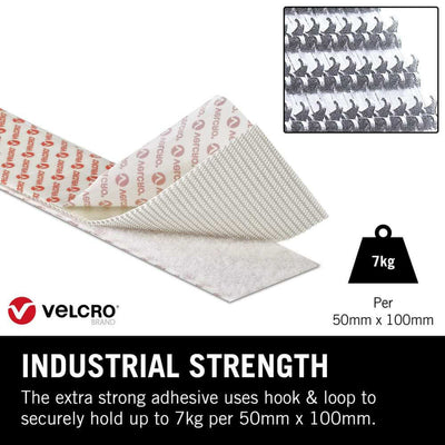 VELCRO® HOOK and LOOP SELF ADHESIVE VELCRO & SEW STITCH ON VELCRO Sticky  Strips