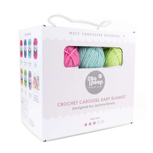 West Yorkshire Spinners - Bo Peep DK - Carousel Crochet Blanket Kit | Yarn Worx