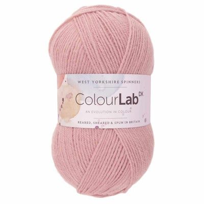 West Yorkshire Spinners - ColourLab DK Yarn - 100g shown in colourway Candy Pink | Yarn Worx