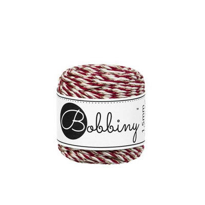 Bobbiny Holiday Trio - 3ply Christmas 1.5mm Macrame Rope | Yarn Worx