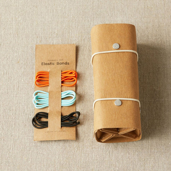 Leather short circular knitting needle case