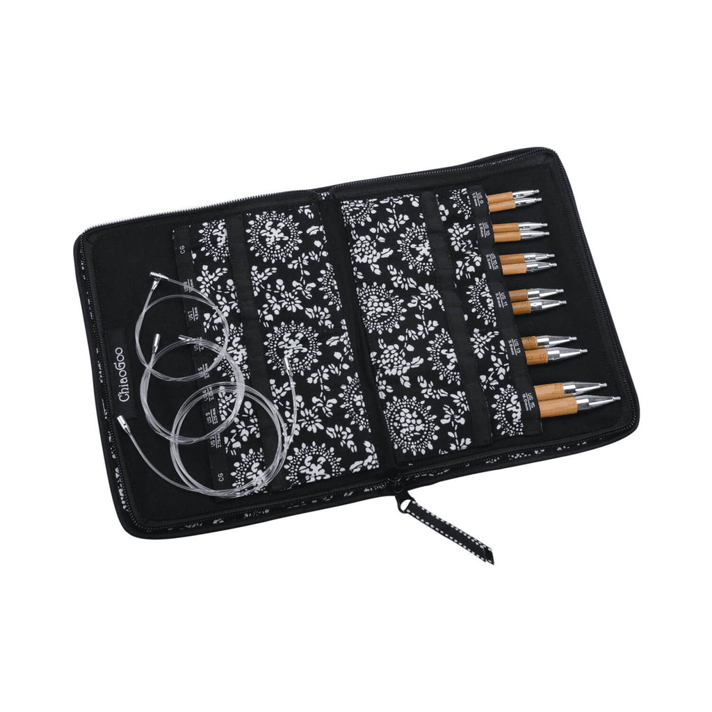 ChiaoGoo Spin Bamboo Interchangeable 5 Complete Knitting Needle Set